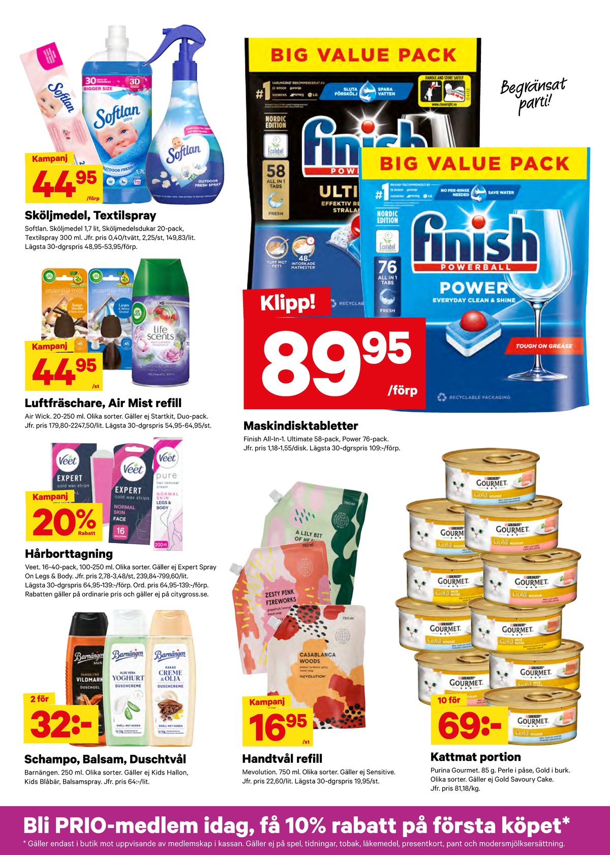 Se City Gross reklamblad för vecka 15 på Kampanjveckan.se. Se bra erbjudanden på många varor, t.ex. balsam barnängen eller andra varor. Läs reklambladet här! Sida 8