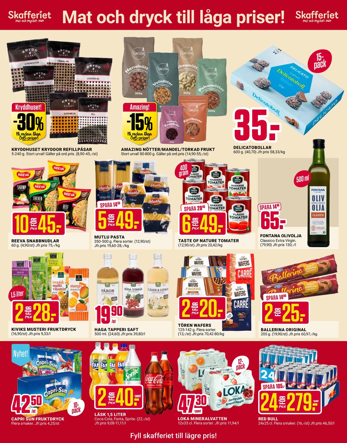 Se ÖoB reklamblad för vecka 15 på Kampanjveckan.se. Se bra erbjudanden på många varor. Läs reklambladet här! Sida 2