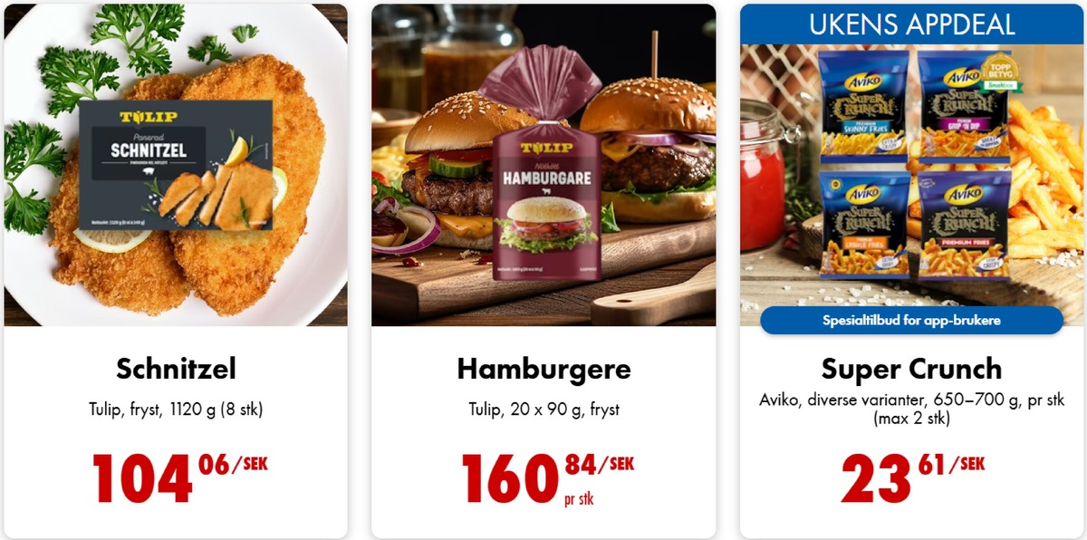 Se Nordby Supermarket reklamblad för vecka 15 på Kampanjveckan.se. Se bra erbjudanden på många varor, t.ex. schnitzel tulip eller hamburgare tulip. Läs reklambladet här! Sida 2
