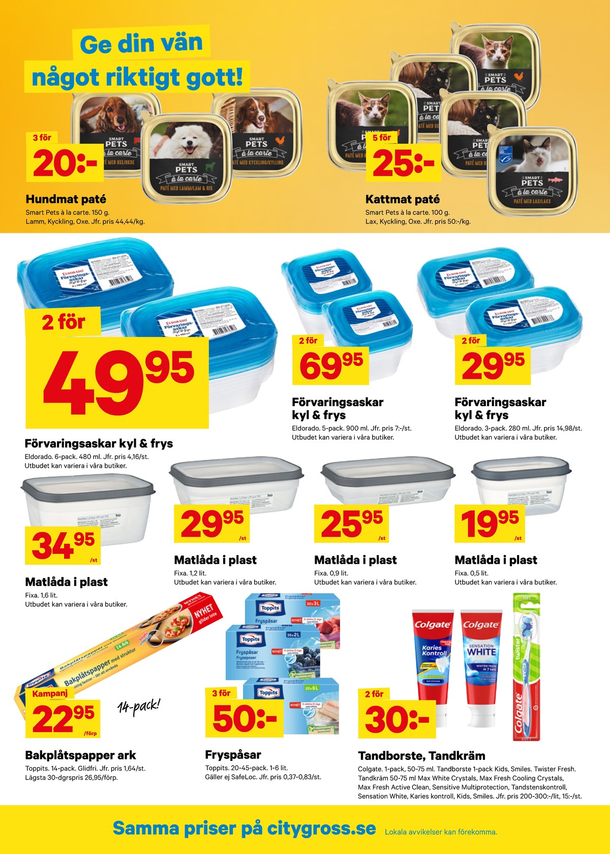 Se City Gross reklamblad för vecka 16 på Kampanjveckan.se. Se bra erbjudanden på många varor. Läs reklambladet här! Sida 8