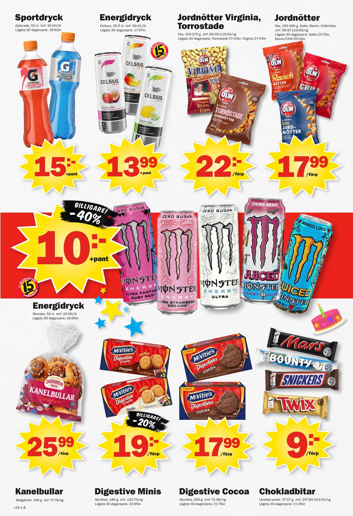 Se Pekås reklamblad för vecka 16 på Kampanjveckan.se. Se bra erbjudanden på många varor. Läs reklambladet här! Sida 8