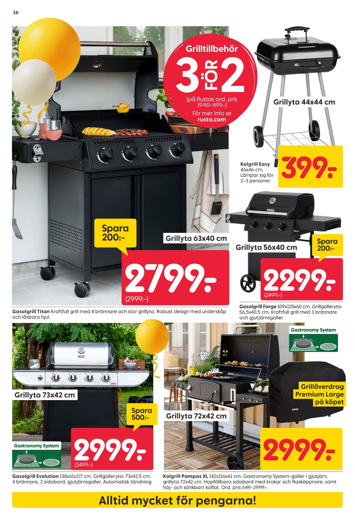 Se Rusta reklamblad för vecka 16 på Kampanjveckan.se. Se bra erbjudanden på många varor. Läs reklambladet här! Sida 16