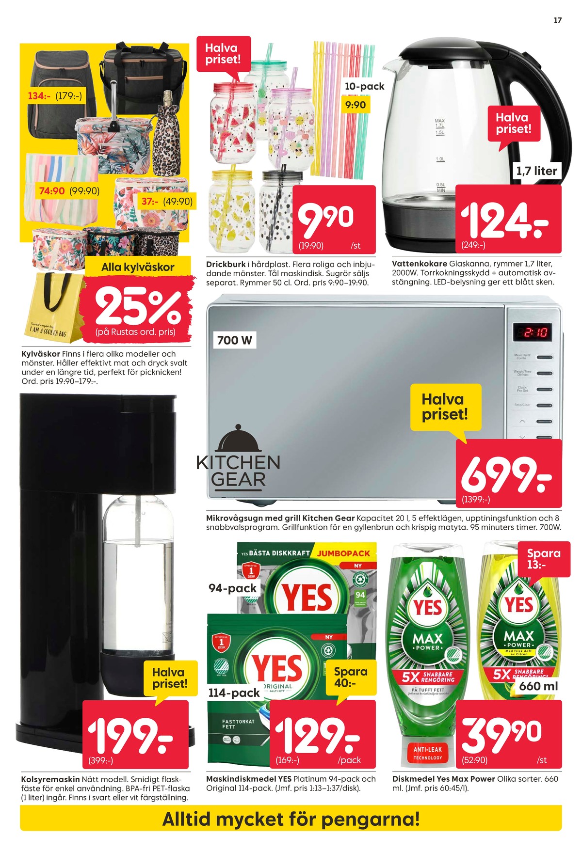 Se Rusta reklamblad för vecka 16 på Kampanjveckan.se. Se bra erbjudanden på många varor. Läs reklambladet här! Sida 17