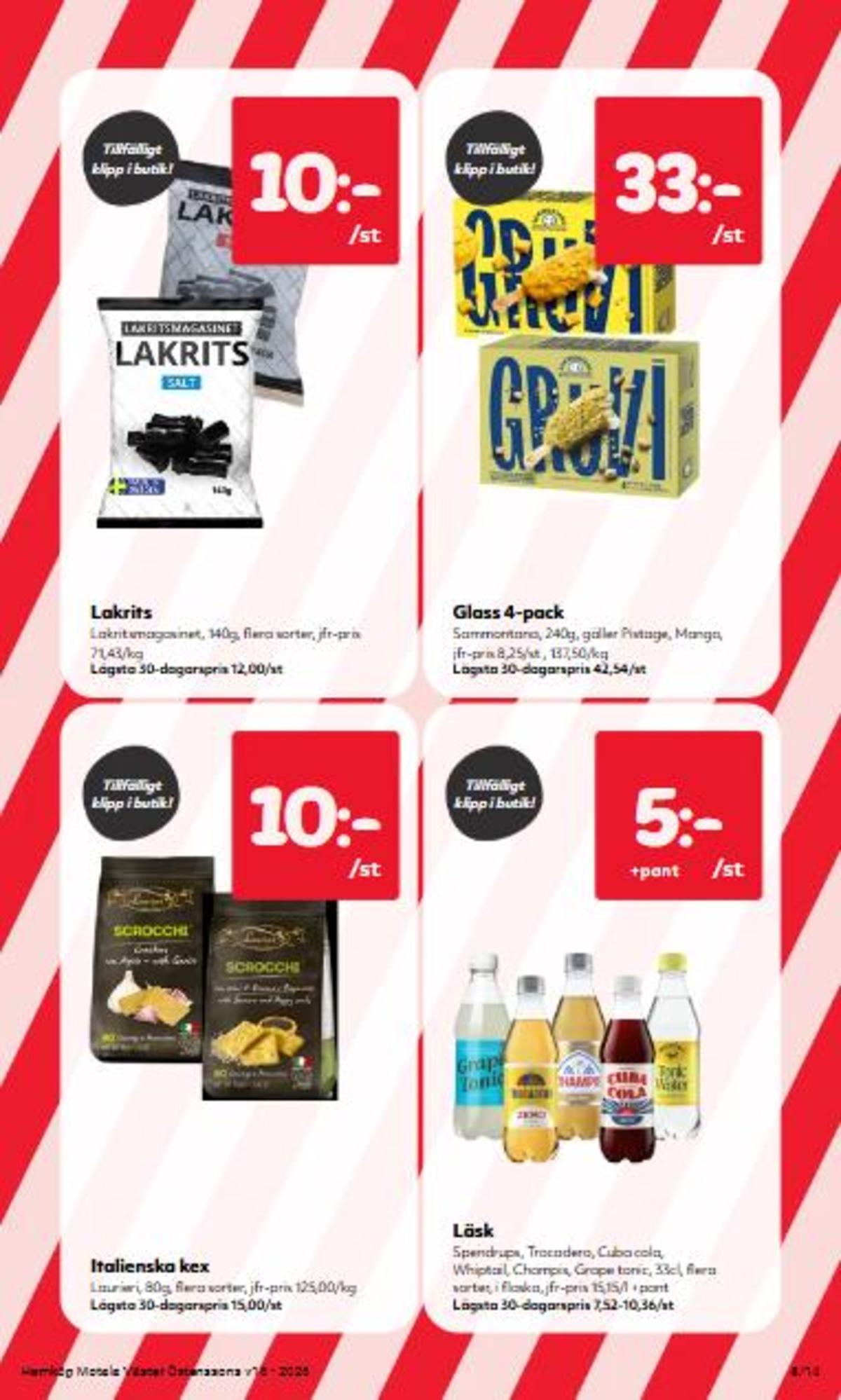 Se Östenssons reklamblad för vecka 16 på Kampanjveckan.se. Se bra erbjudanden på många varor. Läs reklambladet här! Sida 8