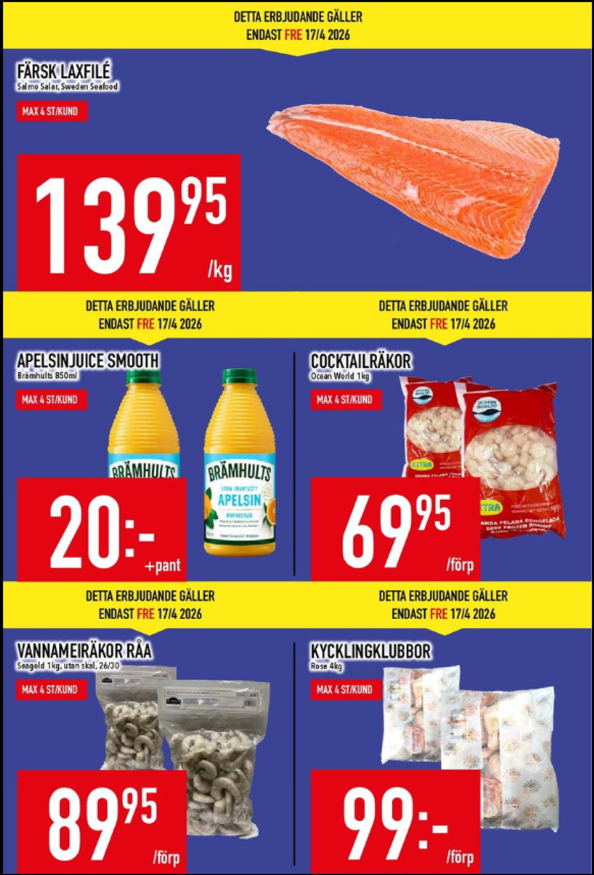 Se MatDax reklamblad för vecka 16 på Kampanjveckan.se. Se bra erbjudanden på många varor. Läs reklambladet här! Sida 5