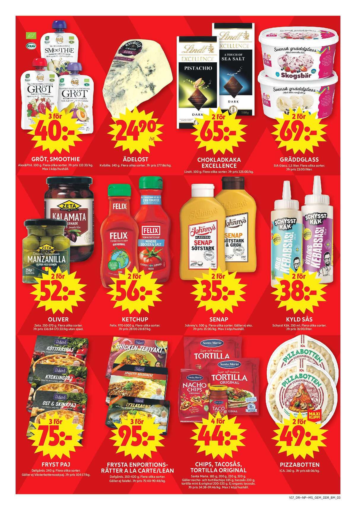 Se ICA Maxi reklamblad för vecka 17 på Kampanjveckan.se. Se bra erbjudanden på många varor, t.ex. Ädelost kvibille eller kebabsås mild schysst käk. Läs reklambladet här! Sida 8
