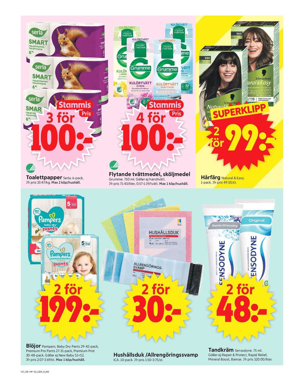 Se ICA Supermarket reklamblad för vecka 17 på Kampanjveckan.se. Se bra erbjudanden på många varor, t.ex. tandkräm sensodyne eller toalettpapper smart. Läs reklambladet här! Sida 12
