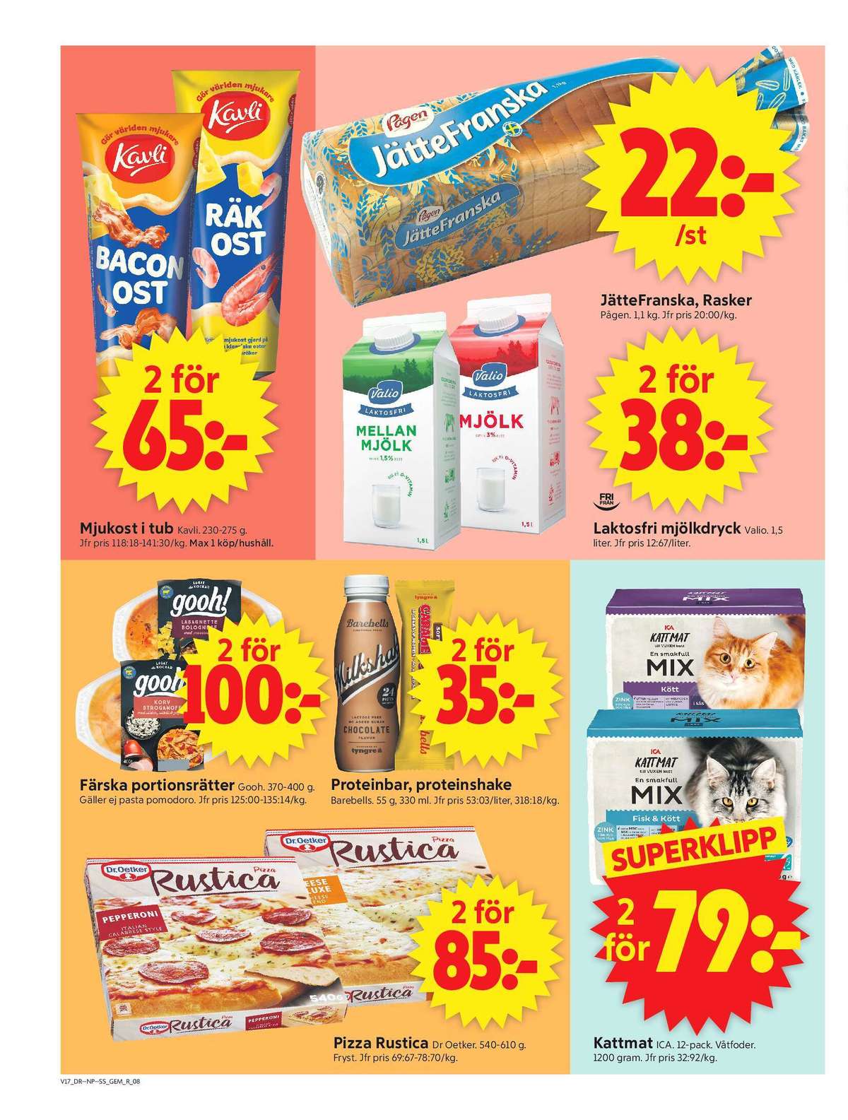 Se ICA Supermarket reklamblad för vecka 17 på Kampanjveckan.se. Se bra erbjudanden på många varor, t.ex. kattmat ica eller mellanmjölk valio. Läs reklambladet här! Sida 10
