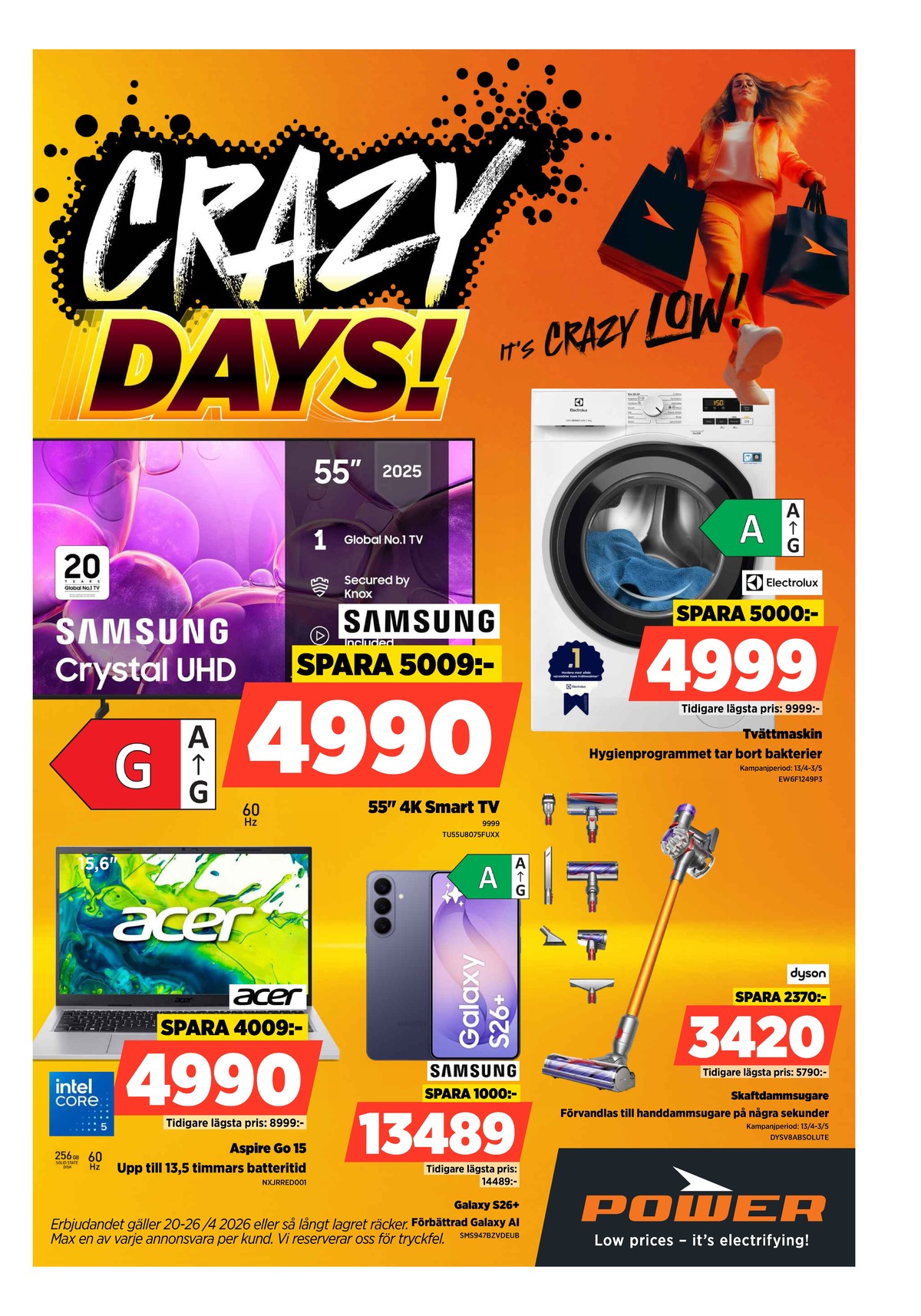 Se Power reklamblad för vecka 17 på Kampanjveckan.se. Se bra erbjudanden på många varor. Läs reklambladet här! Sida 1