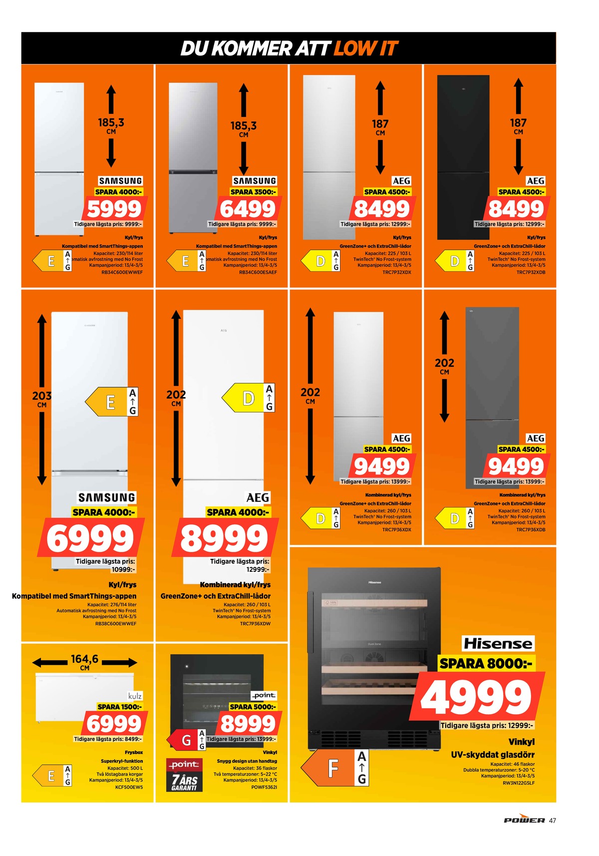 Se Power reklamblad för vecka 17 på Kampanjveckan.se. Se bra erbjudanden på många varor. Läs reklambladet här! Sida 47