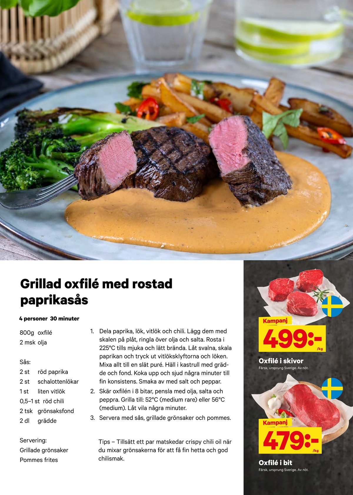 Se City Gross reklamblad för vecka 17 på Kampanjveckan.se. Se bra erbjudanden på många varor, t.ex. oxfilé skivad okänd eller oxfilé okänd. Läs reklambladet här! Sida 4
