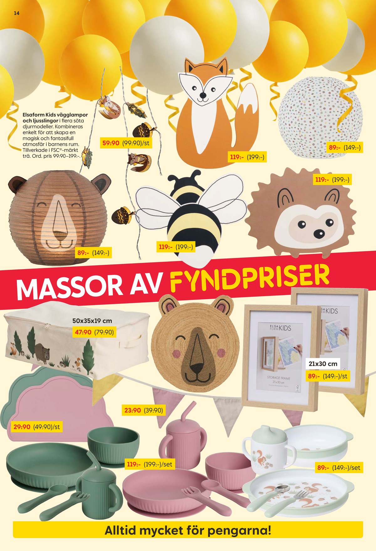 Se Rusta reklamblad för vecka 17 på Kampanjveckan.se. Se bra erbjudanden på många varor, t.ex. taklampor elvita eller vägglampor elsa form. Läs reklambladet här! Sida 14
