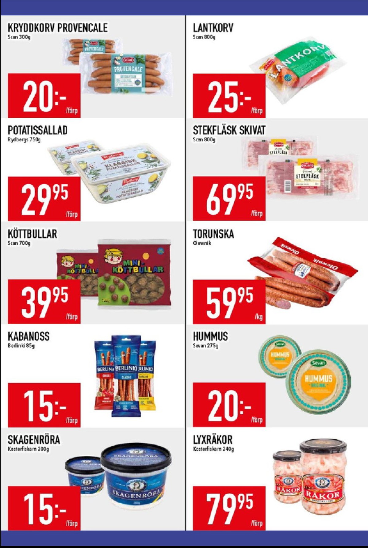 Se MatDax reklamblad för vecka 17 på Kampanjveckan.se. Se bra erbjudanden på många varor, t.ex. torunska olewnik eller köttbullar scan. Läs reklambladet här! Sida 12
