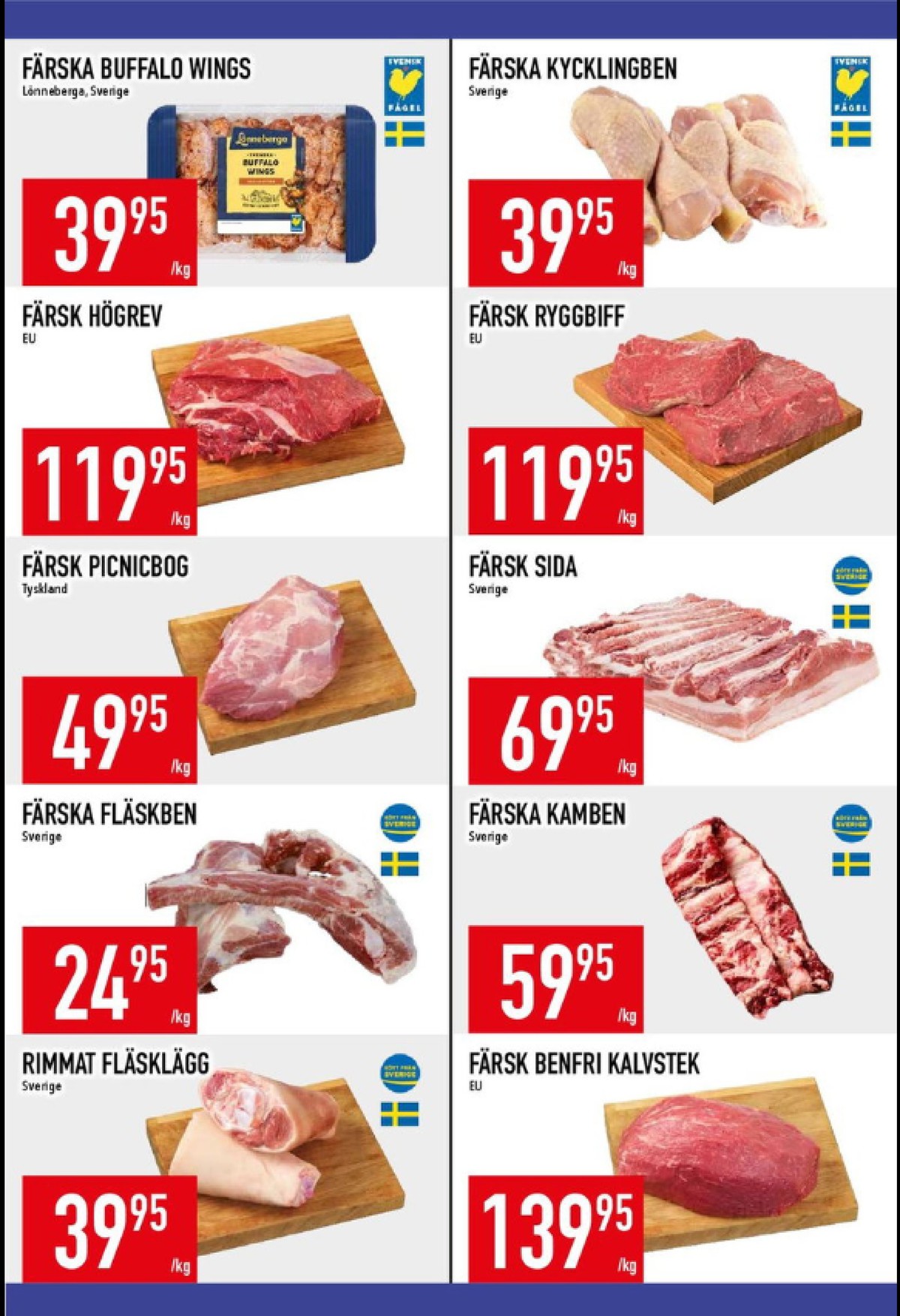 Se MatDax reklamblad för vecka 17 på Kampanjveckan.se. Se bra erbjudanden på många varor, t.ex. sidfläsk gudruns eller picnicbog okänd. Läs reklambladet här! Sida 13
