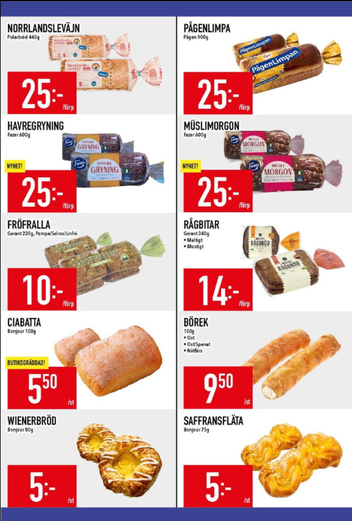 Se MatDax reklamblad för vecka 17 på Kampanjveckan.se. Se bra erbjudanden på många varor, t.ex. rågbröd mustigt eller vetekakor fröfrallor. Läs reklambladet här! Sida 8
