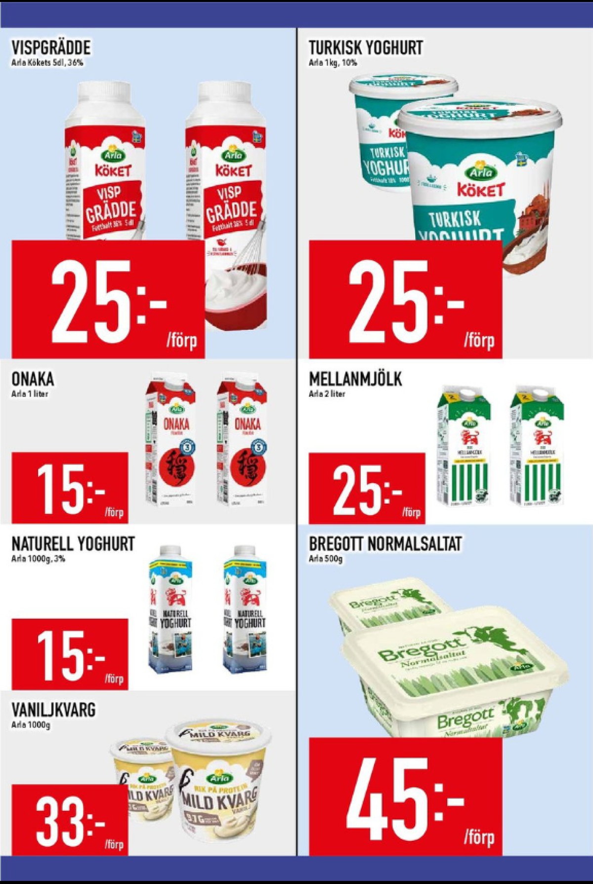 Se MatDax reklamblad för vecka 17 på Kampanjveckan.se. Se bra erbjudanden på många varor, t.ex. smörvariant normalsaltat eller mellanmjölk arla. Läs reklambladet här! Sida 10
