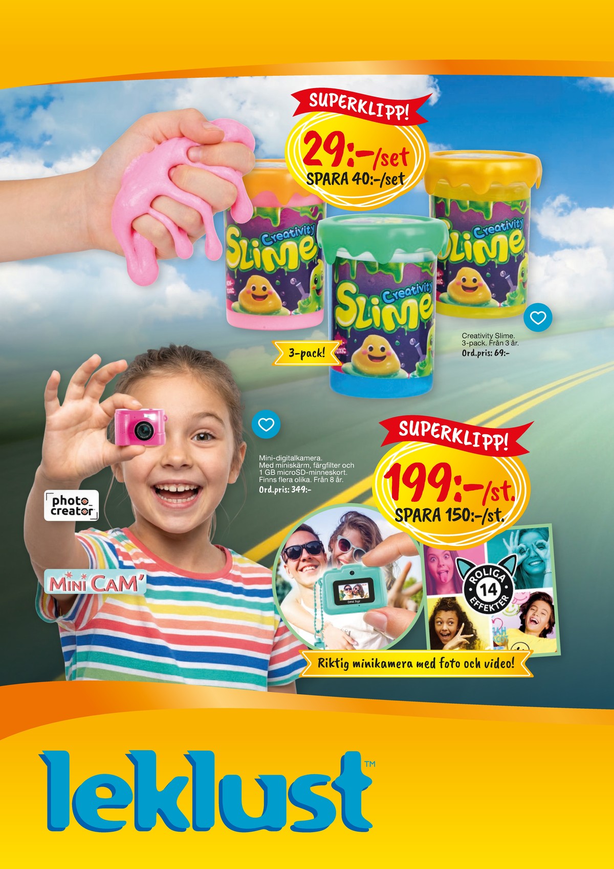 Se Leklust reklamblad för vecka 18 på Kampanjveckan.se. Se bra erbjudanden på många varor. Läs reklambladet här! Sida 2