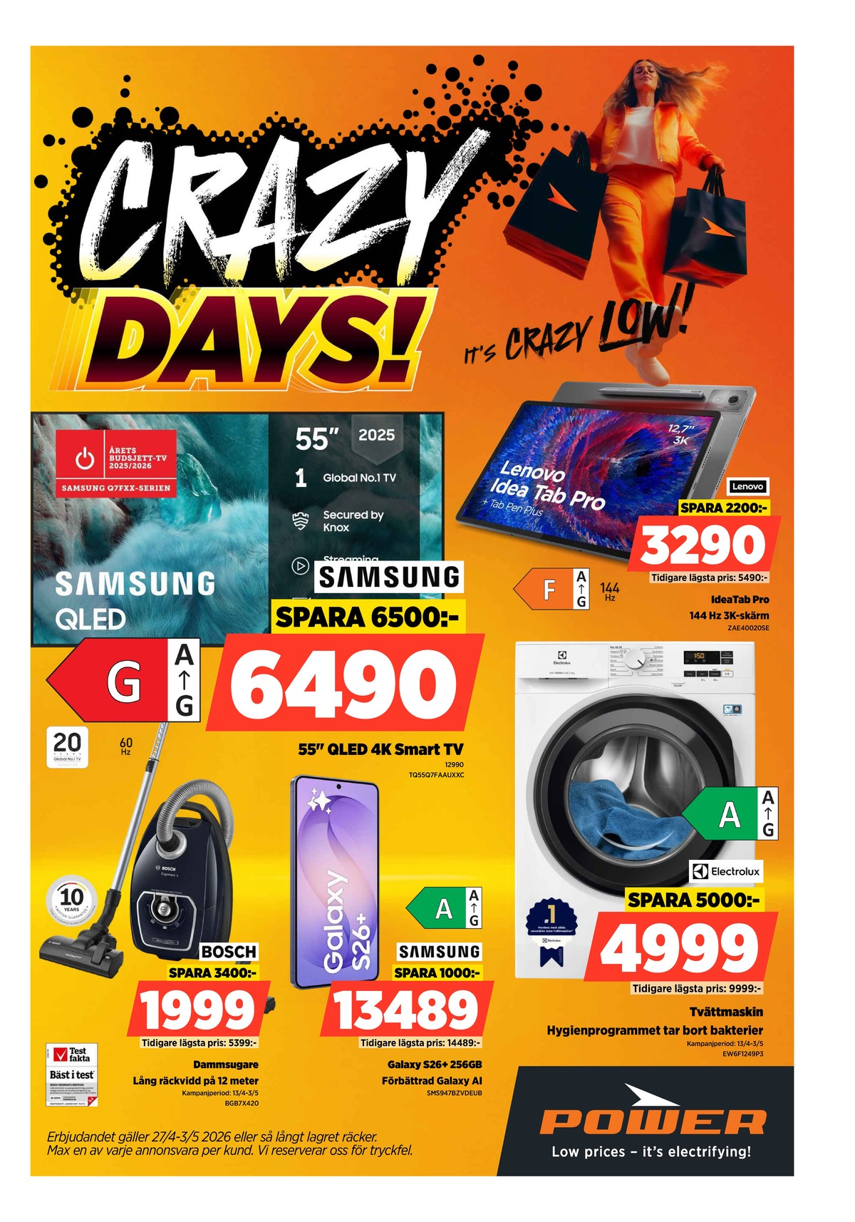 Se Power reklamblad för vecka 18 på Kampanjveckan.se. Se bra erbjudanden på många varor. Läs reklambladet här! Sida 1