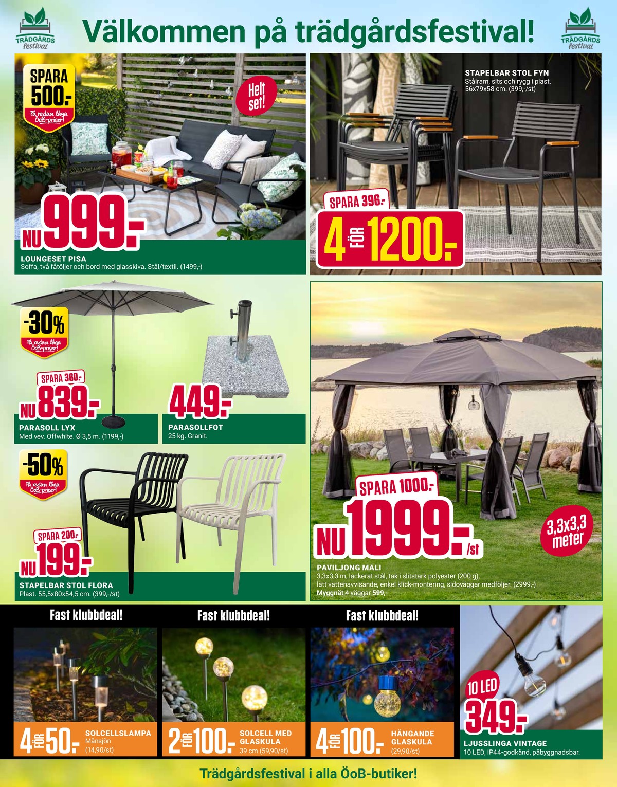 Se ÖoB reklamblad för vecka 18 på Kampanjveckan.se. Se bra erbjudanden på många varor. Läs reklambladet här! Sida 6