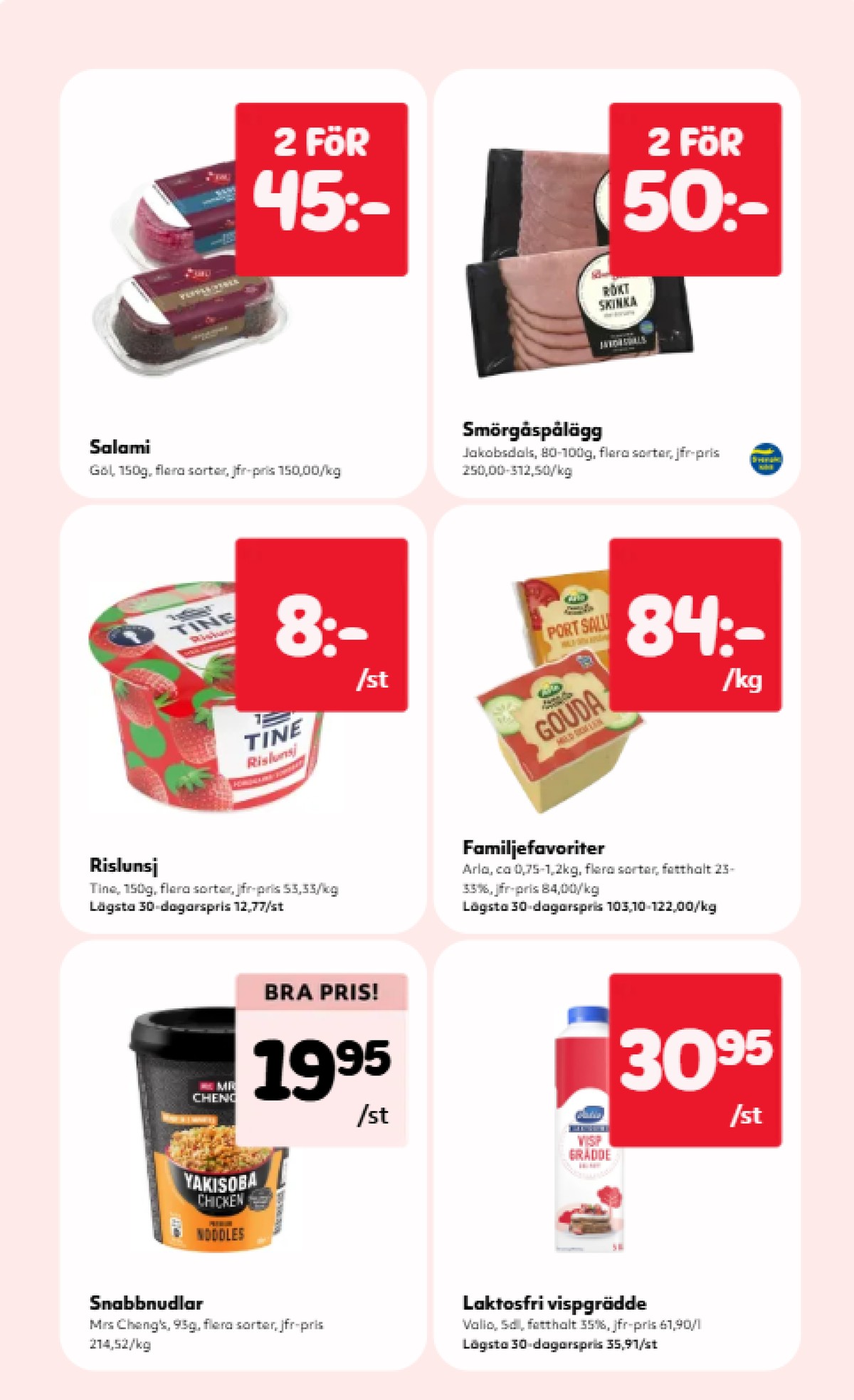 Se Hemköp reklamblad för vecka 18 på Kampanjveckan.se. Se bra erbjudanden på många varor, t.ex. gouda arla eller vispgrädde valio. Läs reklambladet här! Sida 10
