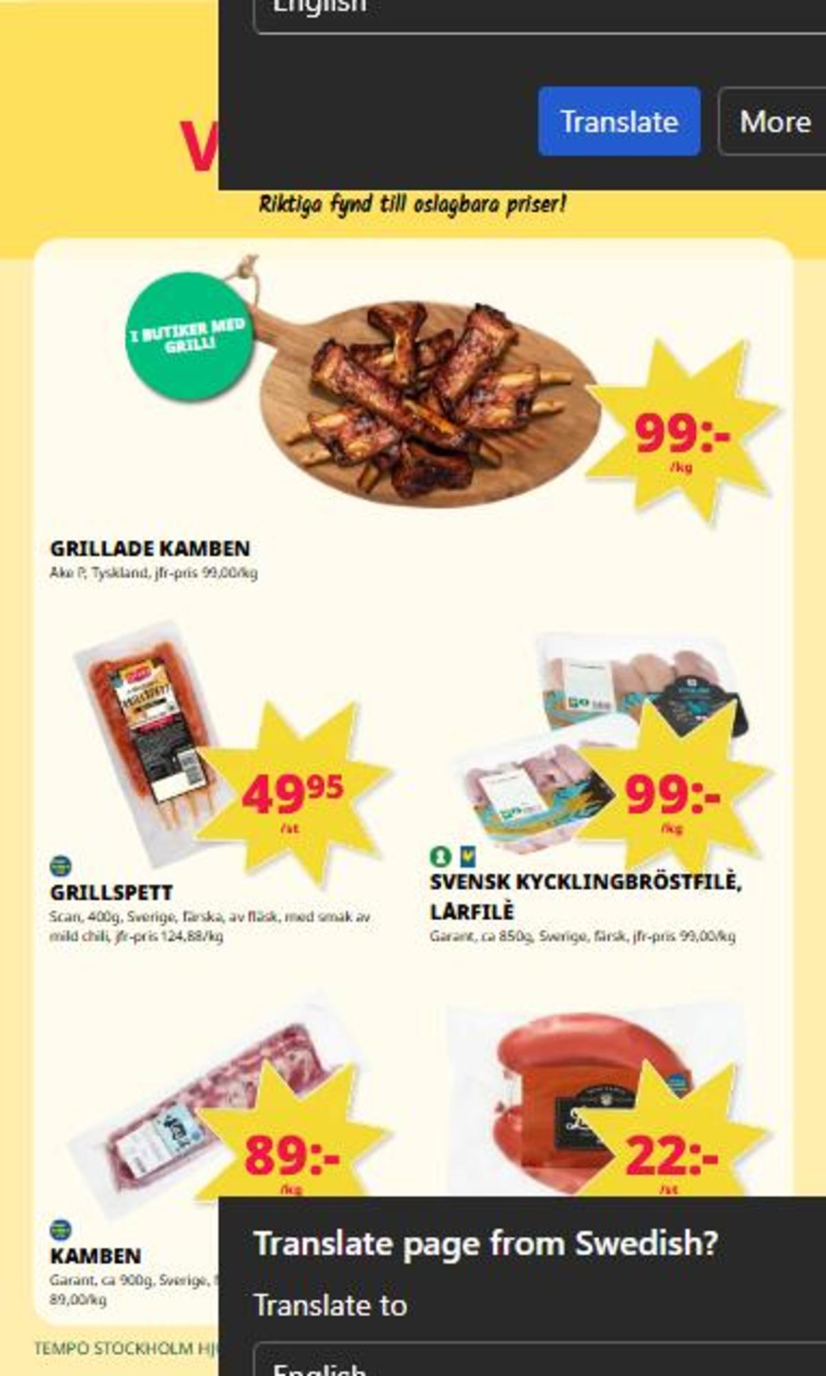 Se Tempo reklamblad för vecka 18 på Kampanjveckan.se. Se bra erbjudanden på många varor. Läs reklambladet här! Sida 4