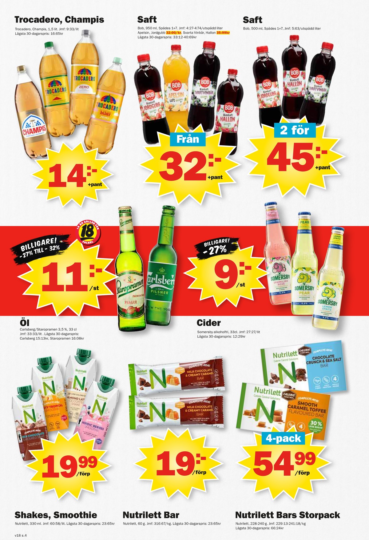 Se Pekås reklamblad för vecka 18 på Kampanjveckan.se. Se bra erbjudanden på många varor. Läs reklambladet här! Sida 4