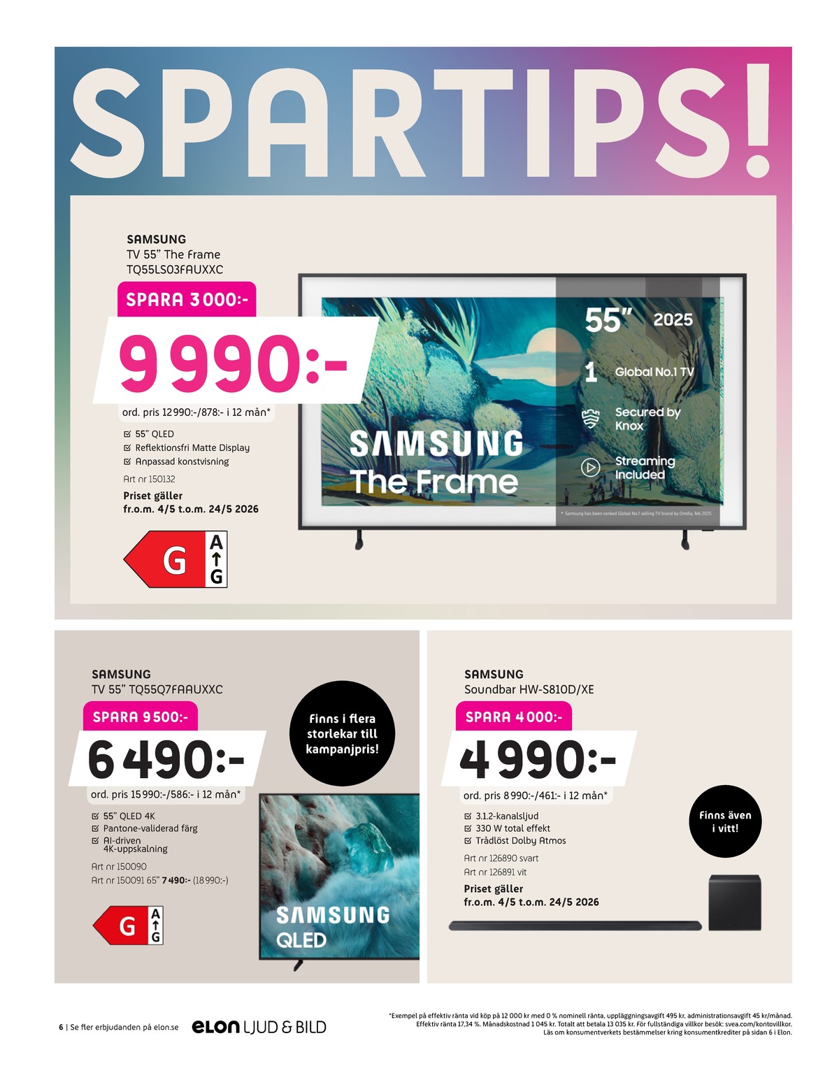 Se Elon reklamblad för vecka 18 på Kampanjveckan.se. Se bra erbjudanden på många varor. Läs reklambladet här! Sida 19