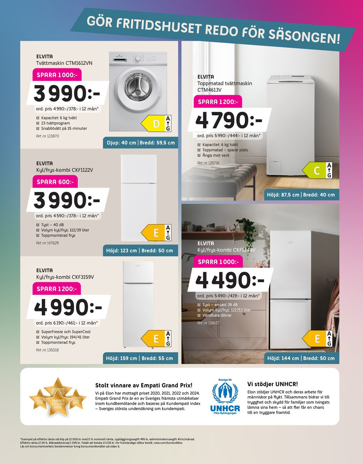 Se Elon reklamblad för vecka 18 på Kampanjveckan.se. Se bra erbjudanden på många varor. Läs reklambladet här! Sida 3