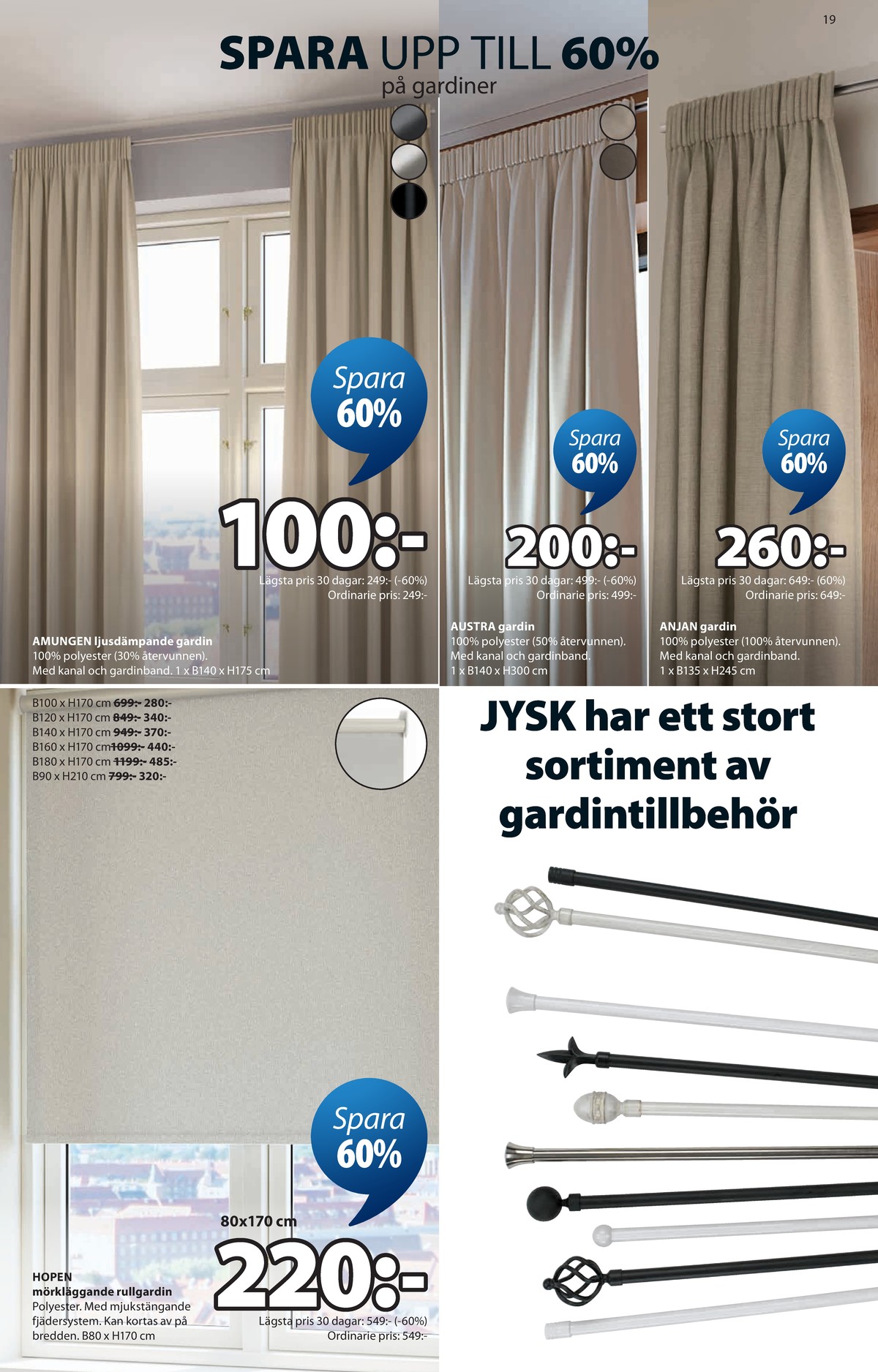Se Jysk reklamblad för vecka 19 på Kampanjveckan.se. Se bra erbjudanden på många varor. Läs reklambladet här! Sida 20