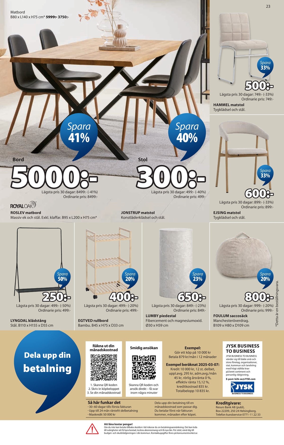 Se Jysk reklamblad för vecka 19 på Kampanjveckan.se. Se bra erbjudanden på många varor. Läs reklambladet här! Sida 24