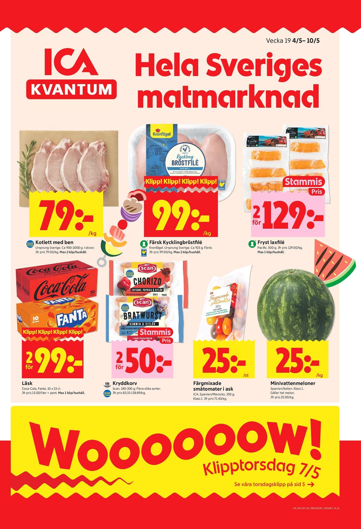 Se ICA Kvantum reklamblad för vecka 19 på Kampanjveckan.se. Se bra erbjudanden på många varor, t.ex. chorizo scan eller kotletter okänd. Läs reklambladet här! Sida 1
