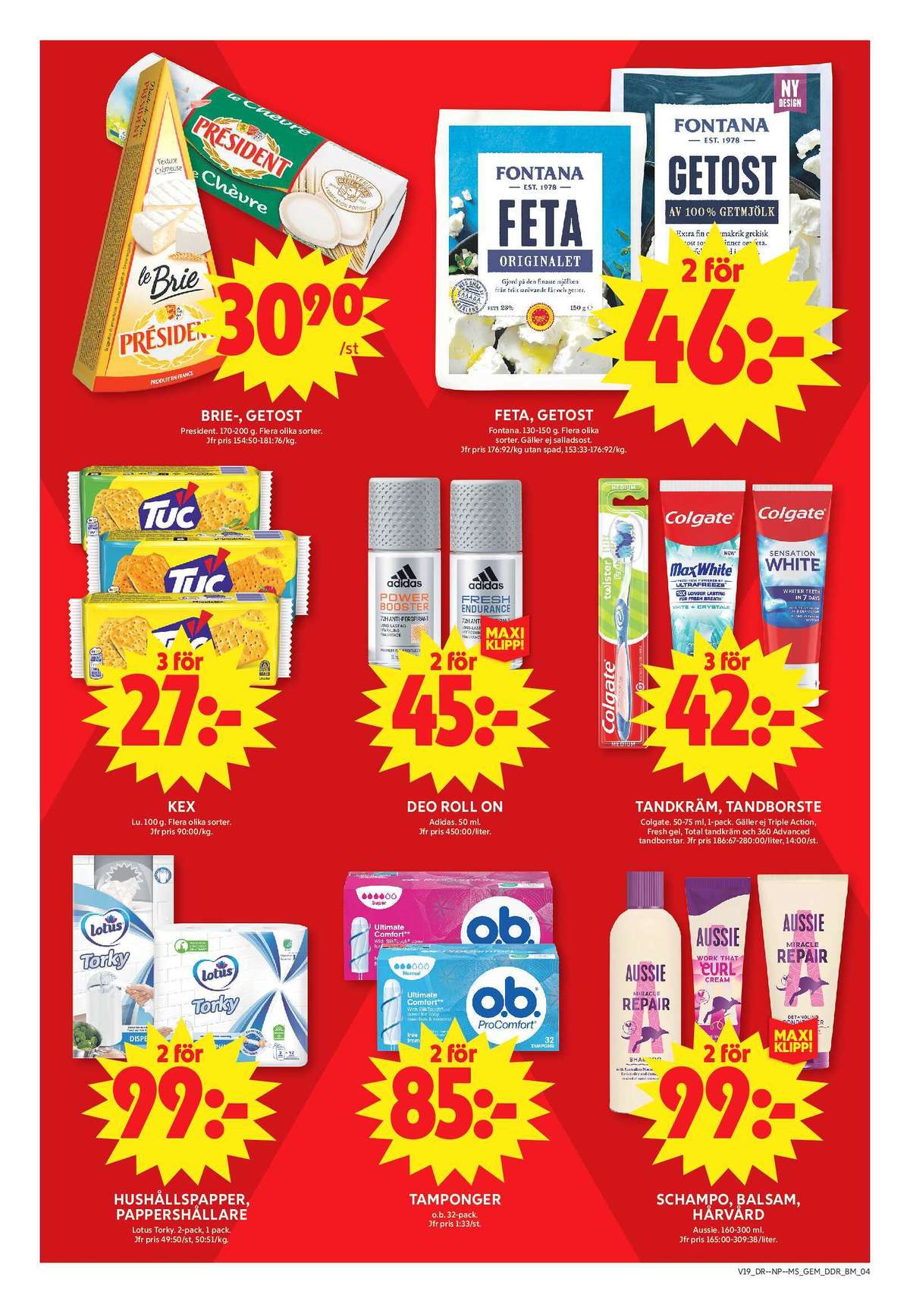 Se ICA Maxi reklamblad för vecka 19 på Kampanjveckan.se. Se bra erbjudanden på många varor, t.ex. hushållspappershållare torky eller tandborste colgate. Läs reklambladet här! Sida 11
