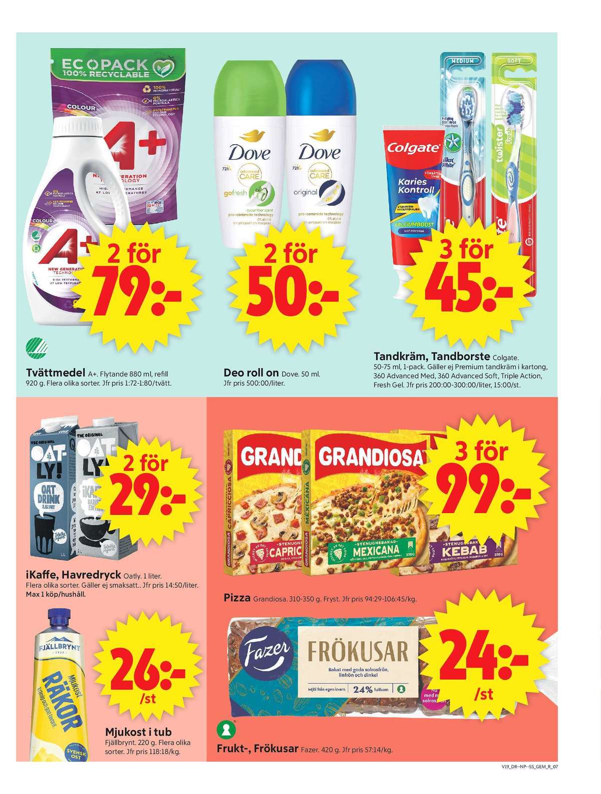 Se ICA Supermarket reklamblad för vecka 19 på Kampanjveckan.se. Se bra erbjudanden på många varor, t.ex. räkost fjällbrynt eller tvättmedel flytande a+. Läs reklambladet här! Sida 9
