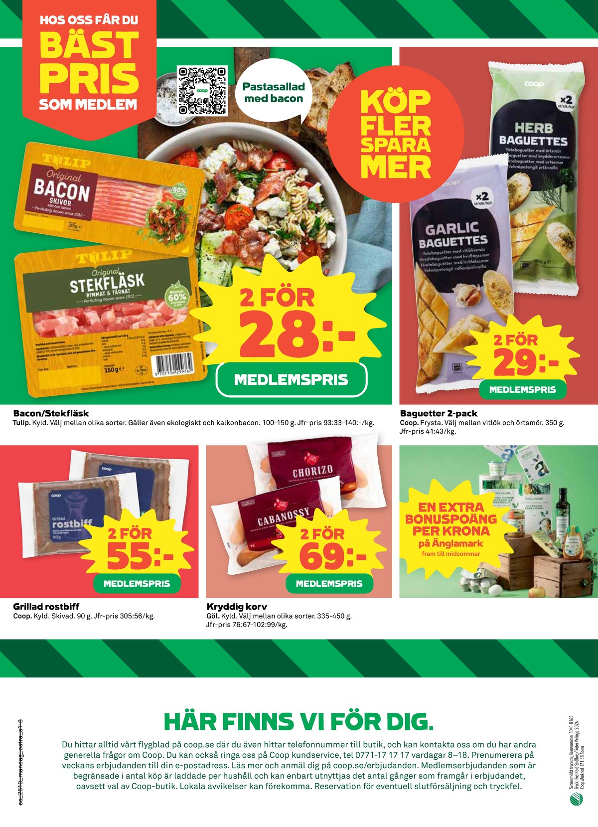 Se Coop reklamblad för vecka 19 på Kampanjveckan.se. Se bra erbjudanden på många varor, t.ex. rostbiff coop eller cabanossy gøl. Läs reklambladet här! Sida 8
