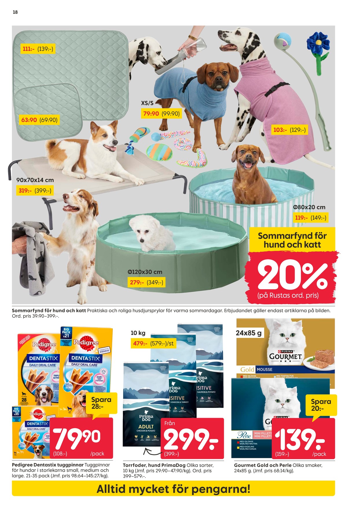 Se Rusta reklamblad för vecka 19 på Kampanjveckan.se. Se bra erbjudanden på många varor. Läs reklambladet här! Sida 18
