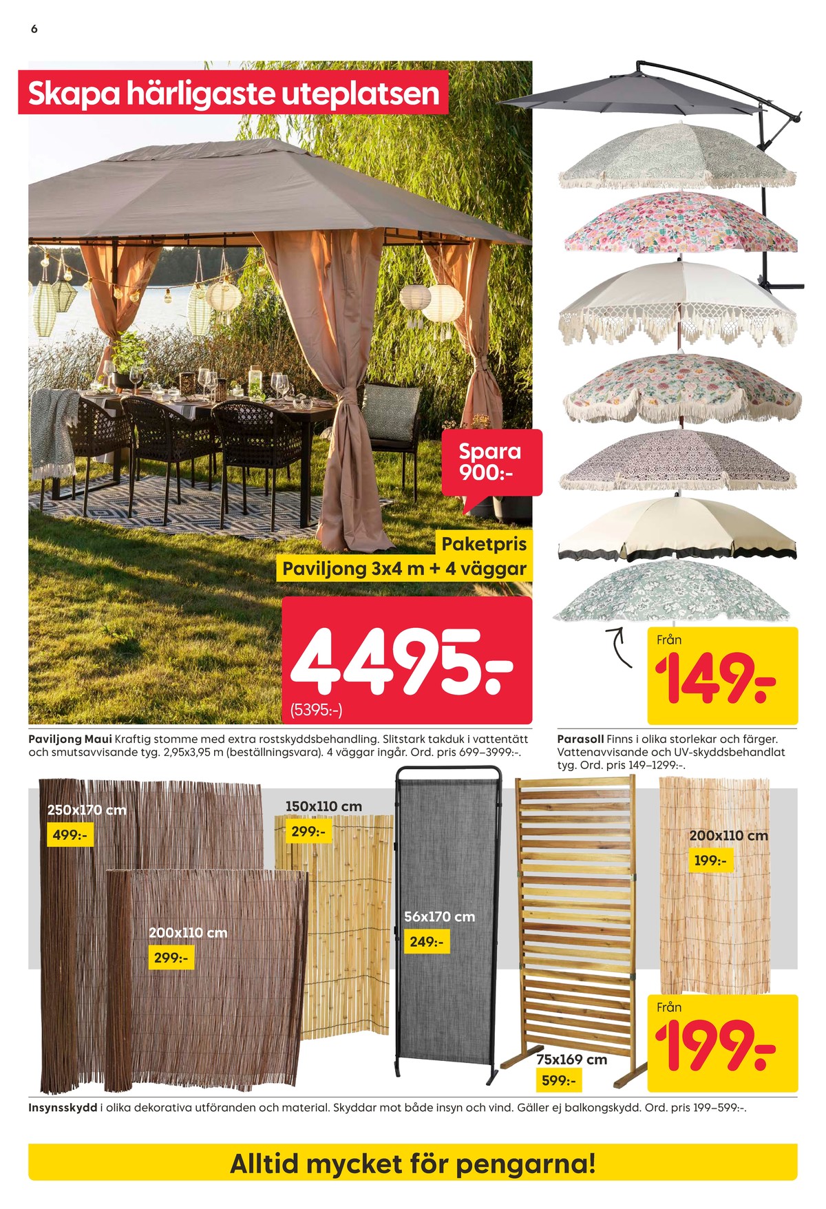Se Rusta reklamblad för vecka 19 på Kampanjveckan.se. Se bra erbjudanden på många varor. Läs reklambladet här! Sida 6