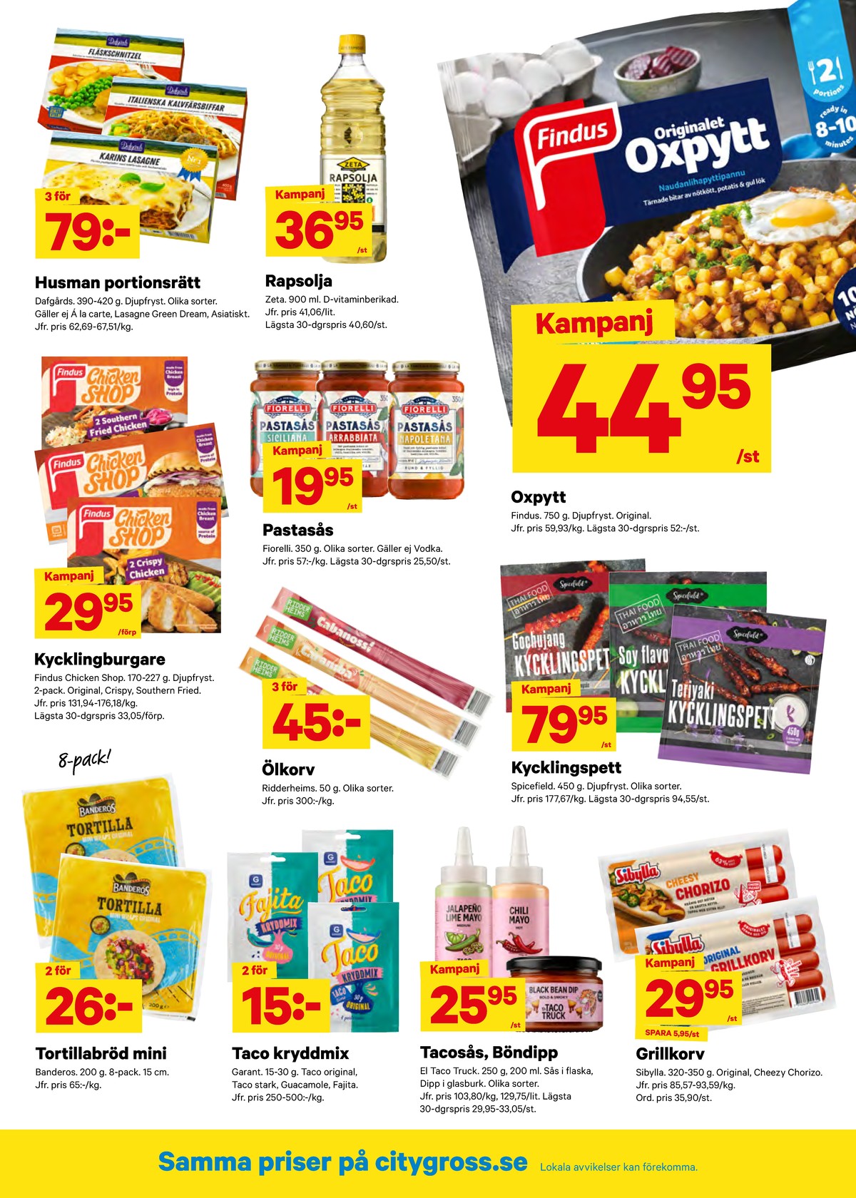 Se City Gross reklamblad för vecka 19 på Kampanjveckan.se. Se bra erbjudanden på många varor. Läs reklambladet här! Sida 7