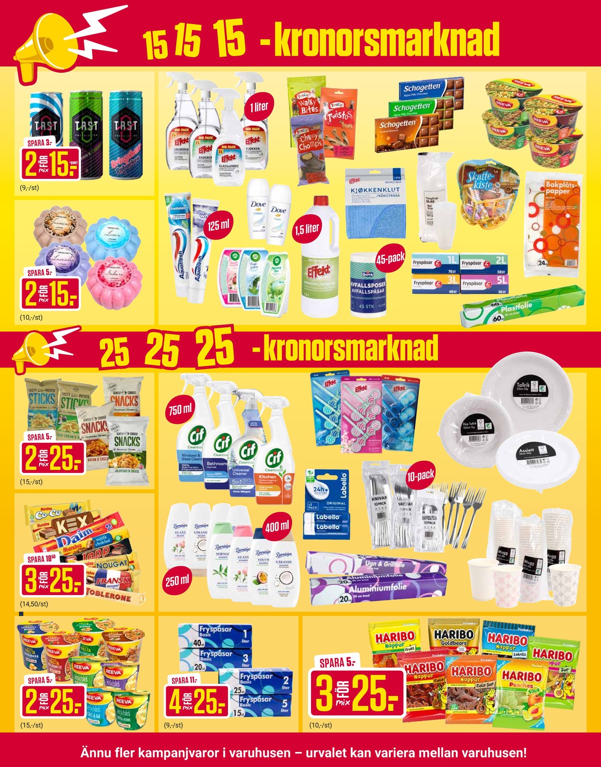 Se ÖoB reklamblad för vecka 2 på Kampanjveckan.se. Se bra erbjudanden på många varor, t.ex. rengöringsmedel cif eller doftblock general fresh. Läs reklambladet här! Sida 3
