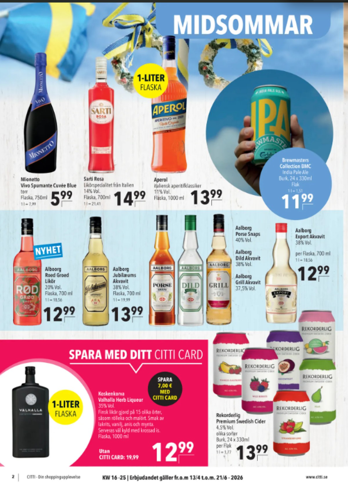 Se Citti reklamblad för vecka 20 på Kampanjveckan.se. Se bra erbjudanden på många varor. Läs reklambladet här! Sida 2