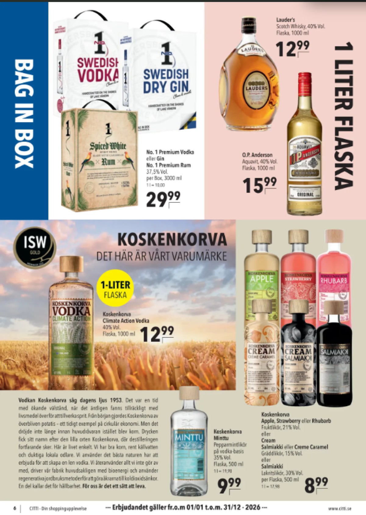 Se Citti reklamblad för vecka 20 på Kampanjveckan.se. Se bra erbjudanden på många varor. Läs reklambladet här! Sida 6