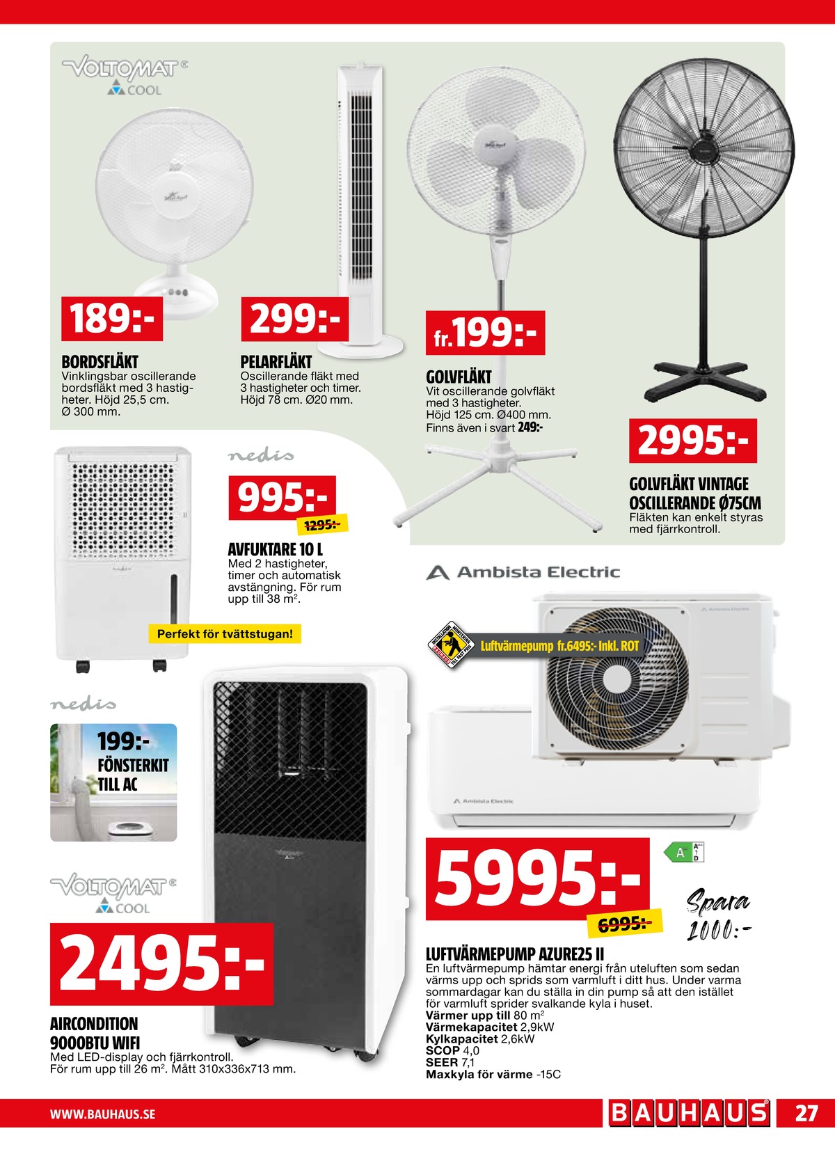 Se Bauhaus reklamblad för vecka 20 på Kampanjveckan.se. Se bra erbjudanden på många varor. Läs reklambladet här! Sida 27