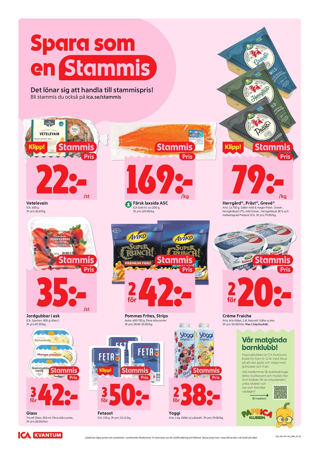 Se ICA Kvantum reklamblad för vecka 20 på Kampanjveckan.se. Se bra erbjudanden på många varor, t.ex. bröd levain eller jordgubbar ica. Läs reklambladet här! Sida 2
