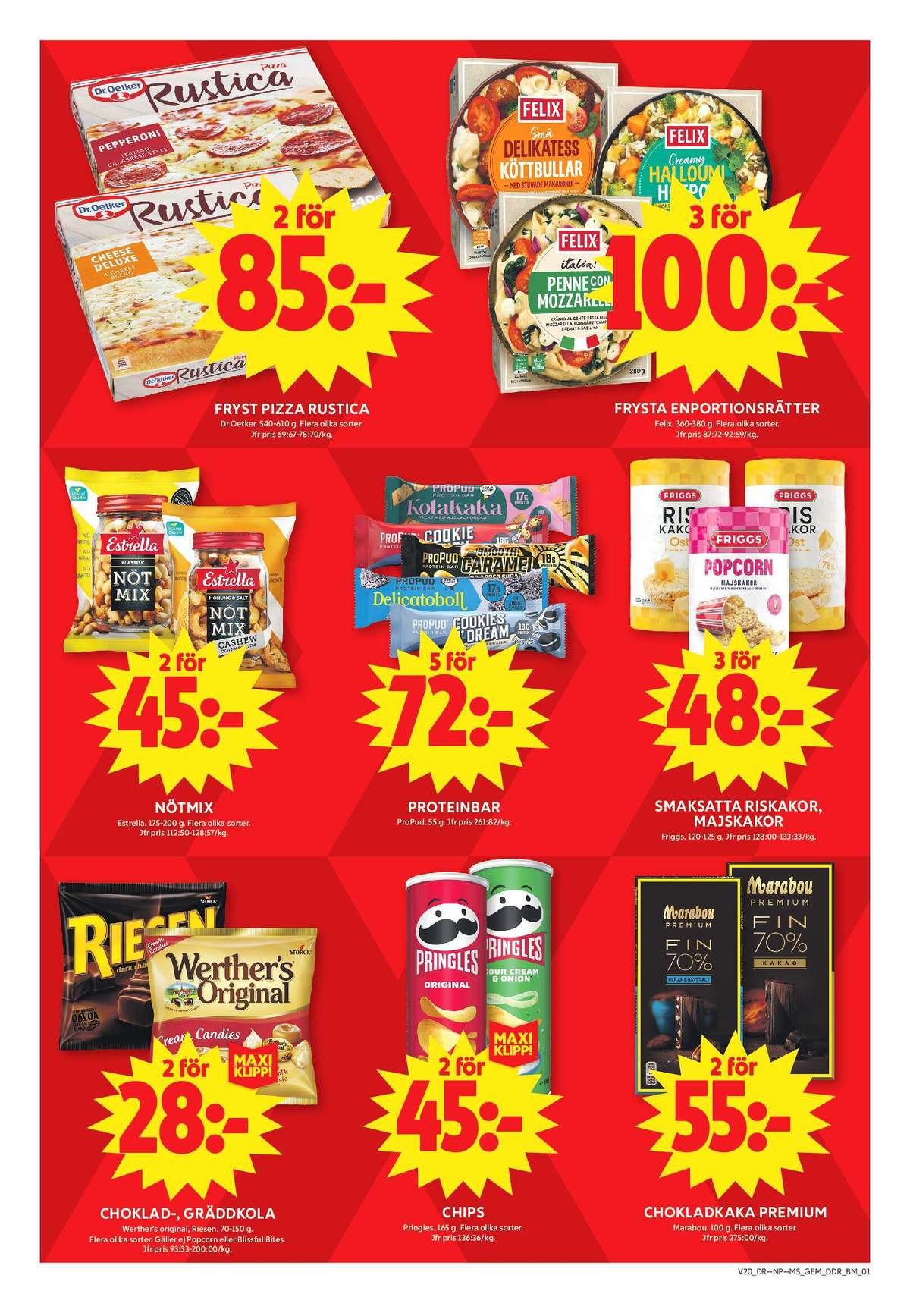 Se ICA Maxi reklamblad för vecka 20 på Kampanjveckan.se. Se bra erbjudanden på många varor, t.ex. pizza rustica eller pastarätter felix. Läs reklambladet här! Sida 6
