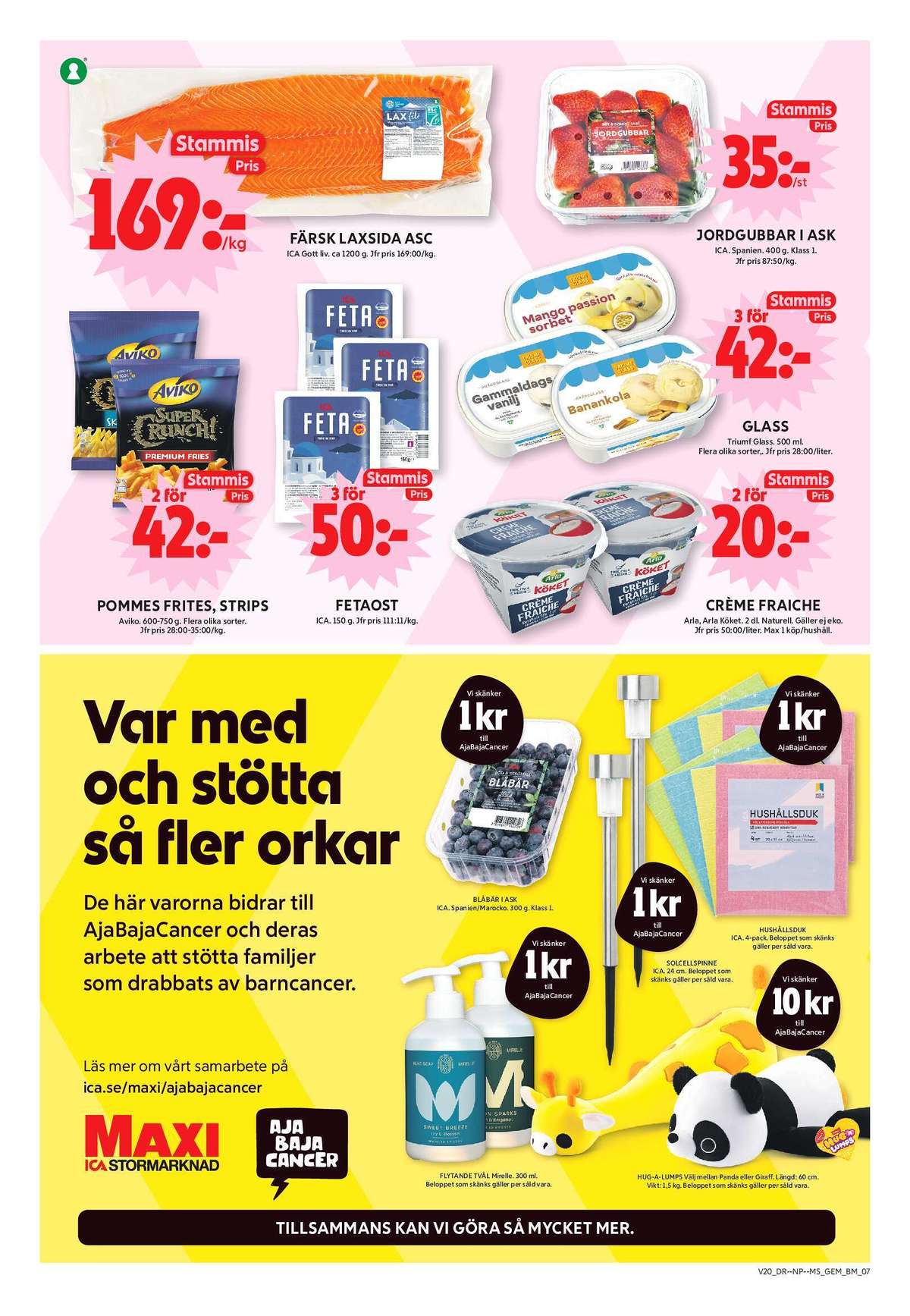 Se ICA Maxi reklamblad för vecka 20 på Kampanjveckan.se. Se bra erbjudanden på många varor, t.ex. lax ica gott liv eller fetaost zeta. Läs reklambladet här! Sida 9

