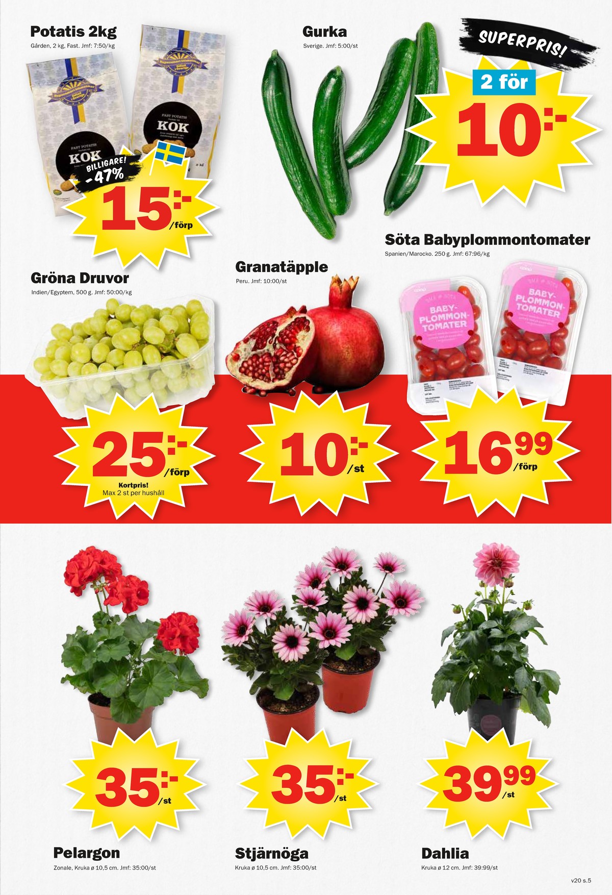 Se Pekås reklamblad för vecka 20 på Kampanjveckan.se. Se bra erbjudanden på många varor. Läs reklambladet här! Sida 5
