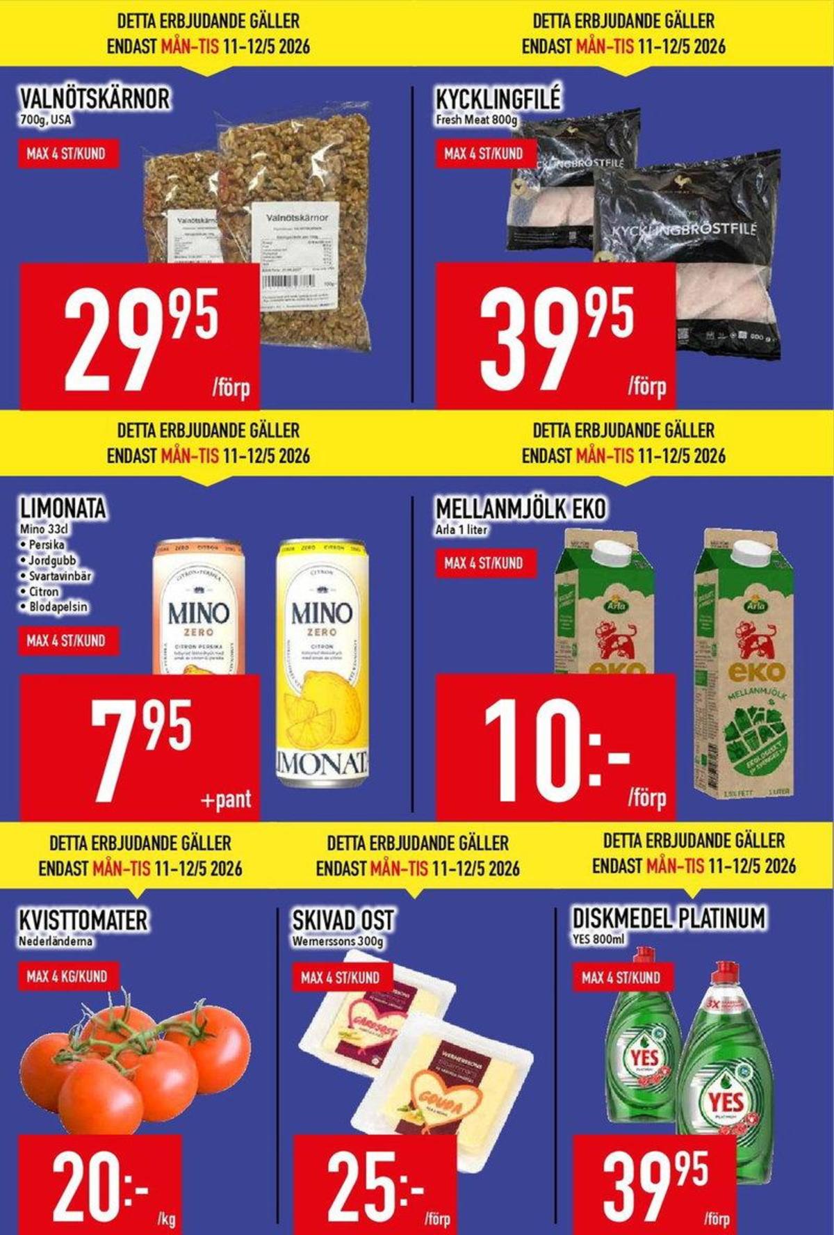 Se MatDax reklamblad för vecka 20 på Kampanjveckan.se. Se bra erbjudanden på många varor. Läs reklambladet här! Sida 2
