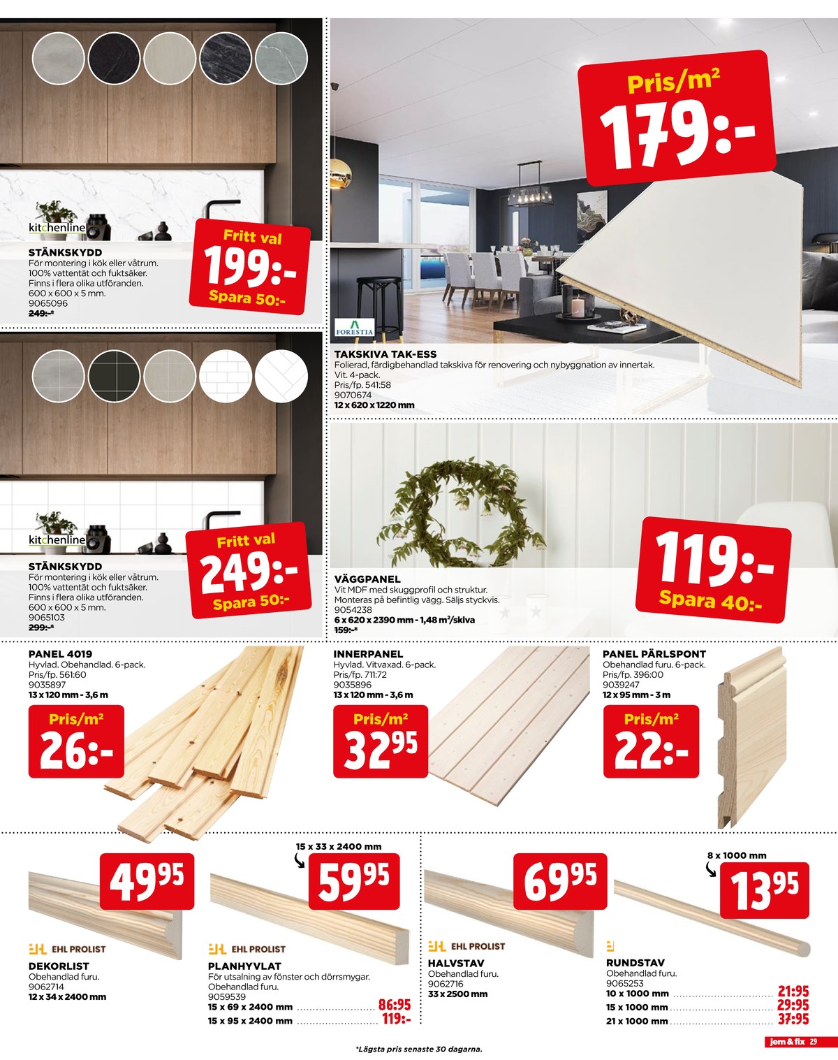 Se Jem & Fix reklamblad för vecka 20 på Kampanjveckan.se. Se bra erbjudanden på många varor. Läs reklambladet här! Sida 29
