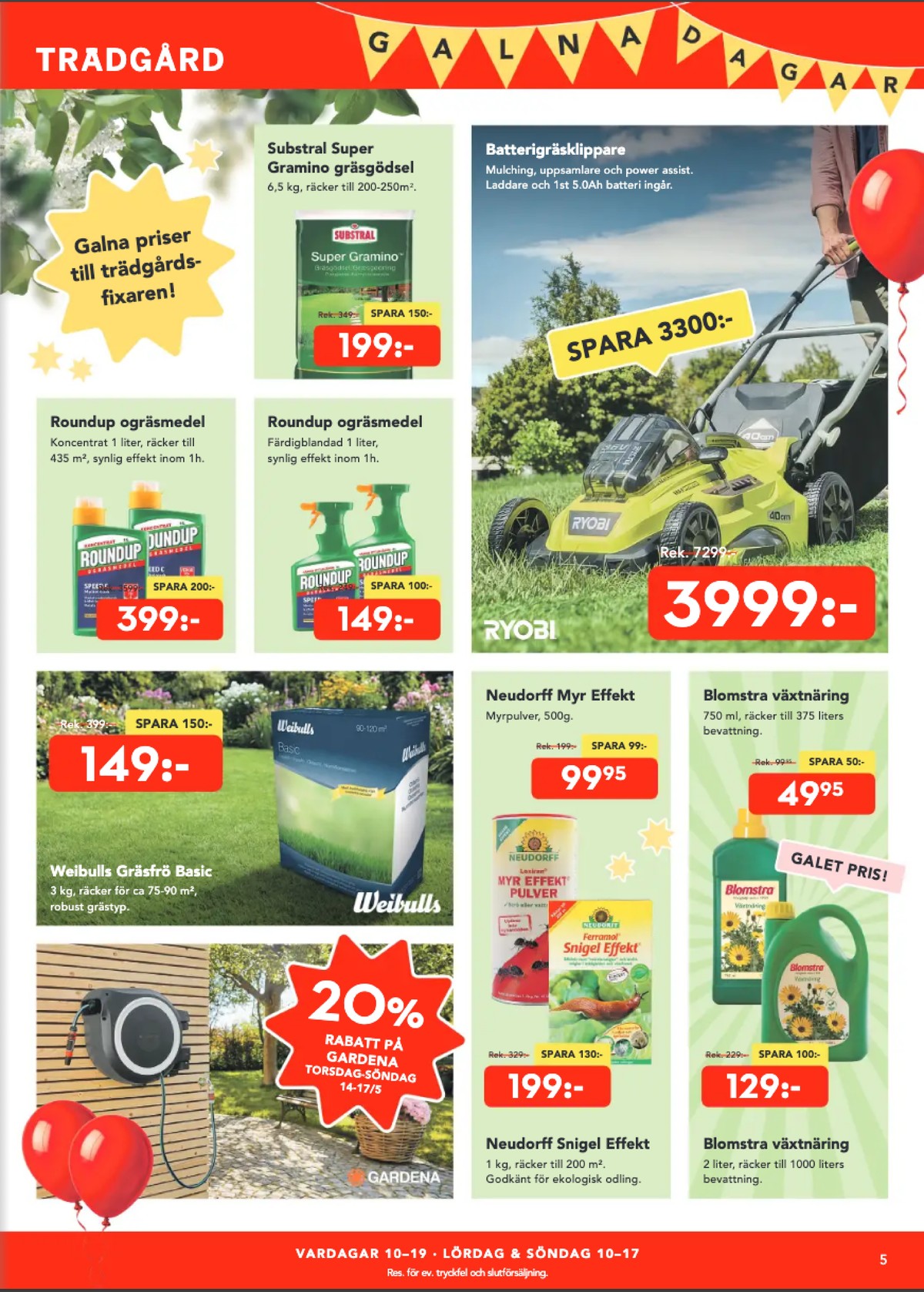 Se Bo Ohlsson reklamblad för vecka 20 på Kampanjveckan.se. Se bra erbjudanden på många varor. Läs reklambladet här! Sida 5