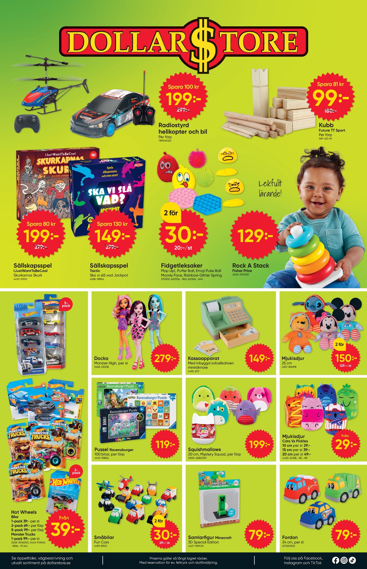 Se Dollarstore reklamblad för vecka 21 på Kampanjveckan.se. Se bra erbjudanden på många varor. Läs reklambladet här! Sida 12