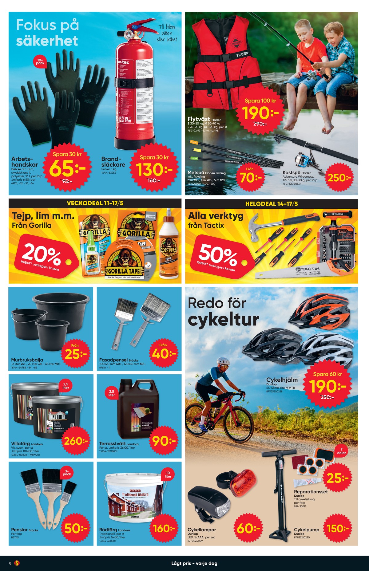Se Dollarstore reklamblad för vecka 21 på Kampanjveckan.se. Se bra erbjudanden på många varor. Läs reklambladet här! Sida 8